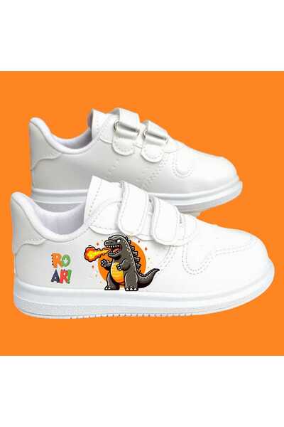 amazoondesing حذاء رياضي للأولاد مطبوع عليه ديناصور دينوبوي