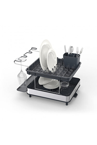 Joseph Joseph Uscător de vase 851647, 2 niveluri, oțel inoxidabil, gri