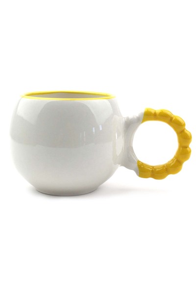 PALTO TASARIM A Little Reminder: You Are Special. Handmade Cream Glossy Puff Mug - Handcrafted Gift Mug Cup
