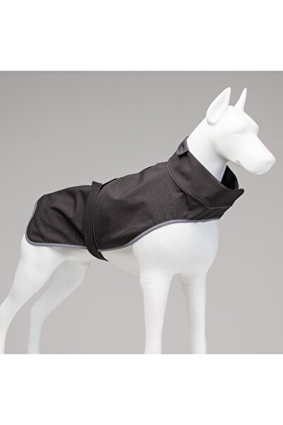 fantastik store معطف واق من المطر مغناطيسي للكلاب من ليندو دوجز، أسود، مقاس 4