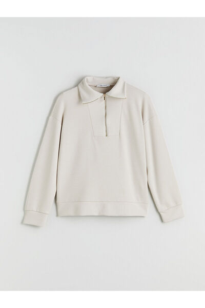 LC Waikiki Women's Stand Collar Sweatshirt