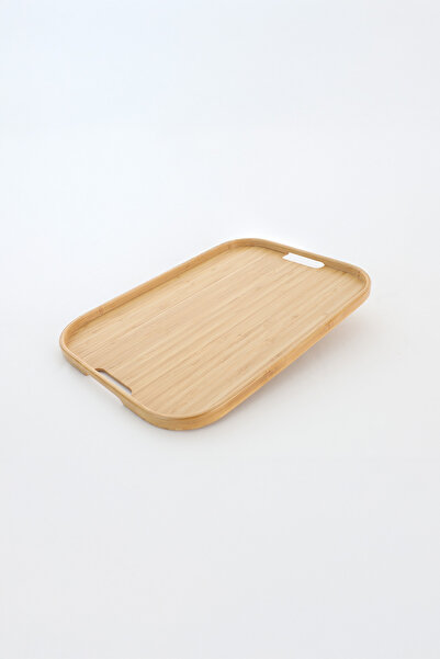 Bambuland Set of 3 Bamboo Oval Trays - Natural Wooden Serving Tray