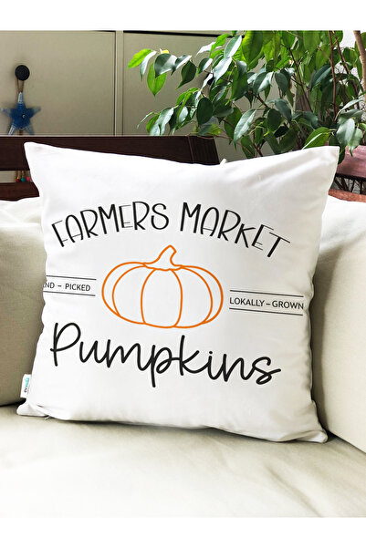 Evmila غطاء وسادة منقوش للخريف