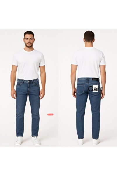 ConalBRT Klasik 5 Cep Mavi Denim Pantolon