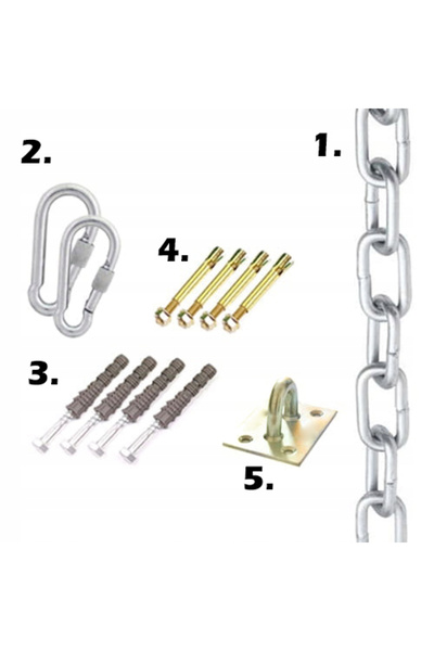 Other Hook set, fixing, Polish mounting bracket, heavy duty, for hammocks, swings, cocoons
