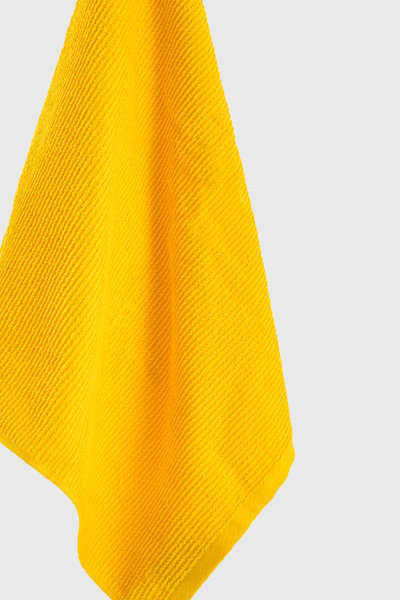 Benetton Home 3 Pieces Bath Towel Hand Face Body Yellow 100% Cotton 50X90 cm Hand Towel