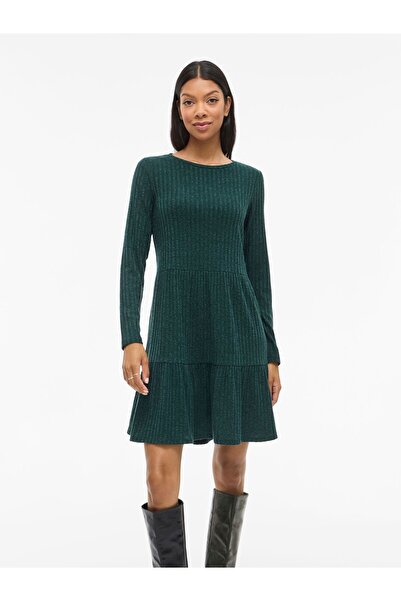 VILA Minikleid VIELITA Langärmeliges