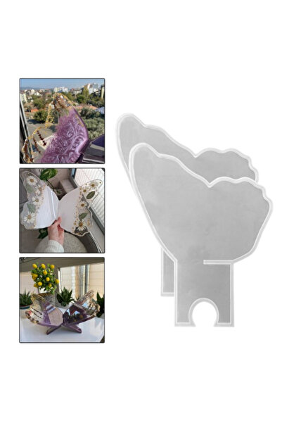 stonechem Epoksi Silikon Kuran-ı Kerim Kelebek Model Çift Rahle Kalıbı