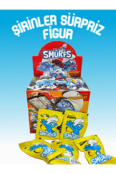 Besify Şirinler Smurfs Şirine Sürpriz Figür Paket Şirinler Sürpriz Paket 1 Adet