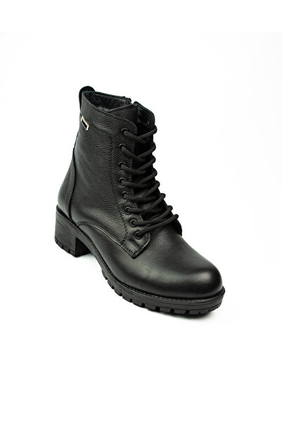 BABALİ 10130 Ghete de damă din piele neagră Mym