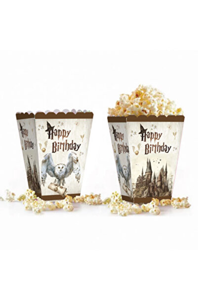 parti pera Harry Potter Temalı Mısır Kutusu Popcorn 8'li Paket