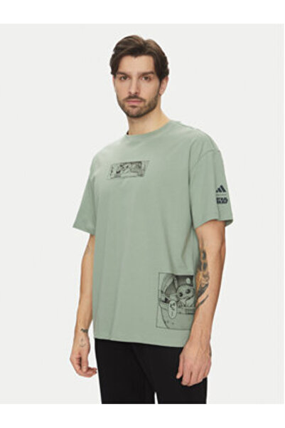 adidas Tricou bărbătesc verde SPORTSWEAR-JI5718 SILGRN