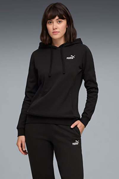 Puma Hooded Sweat Suit Siyah Kadın Alt-Üst Takım 688162-01