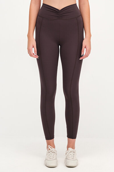 Addax Front Gathered Leggings Tyt0094-S11