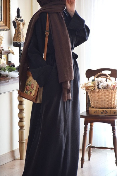 EMİNOS BUTİK Oversize Modal Ferace