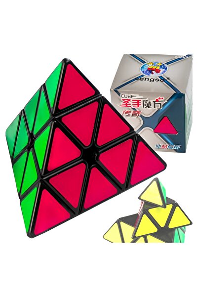 Other Cub Pyraminx colorat, puzzle de precizie, cadou, 3x3x3