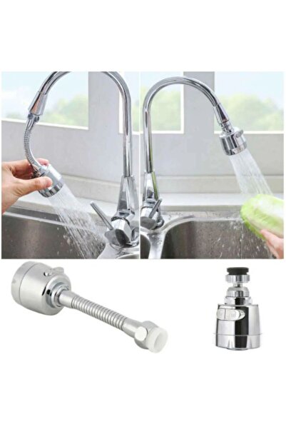 Impact Vision Extensie universala pentru robinet, Racord Flexibil, Inox, 360 Grade, 20 cm, Impact Vision®