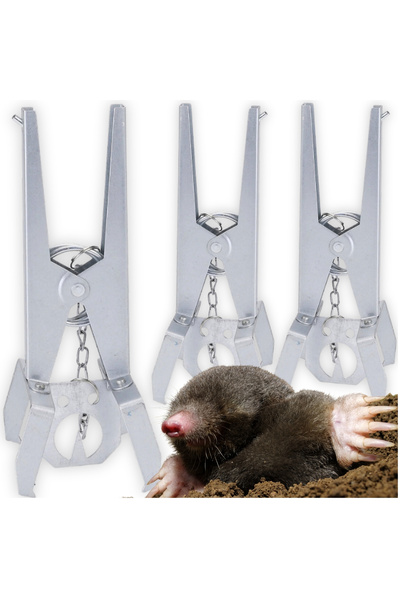 Other Capcane pentru cârtițe, set de 3 capcane profesionale pentru cârtițe și șoareci de câmp, ghilotină.