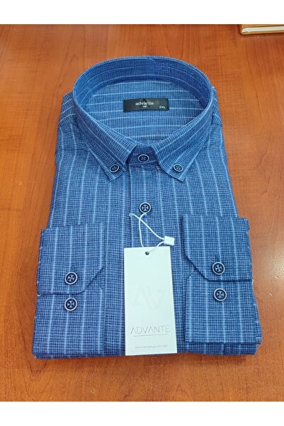 ADVANTE DAYBOGLU 100% COTTON LONG SLEEVE POCKET CLASSIC MEN'S SHIRT