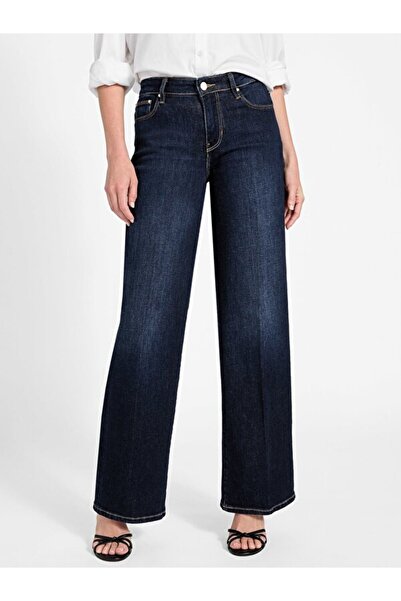 Guess Indaco Women's Cashmere Blend Palazzo Fit Jeans