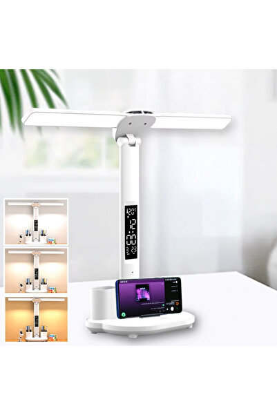 Other LED Desk Lamp with Display, Drawing Clock, Dual Temperature
