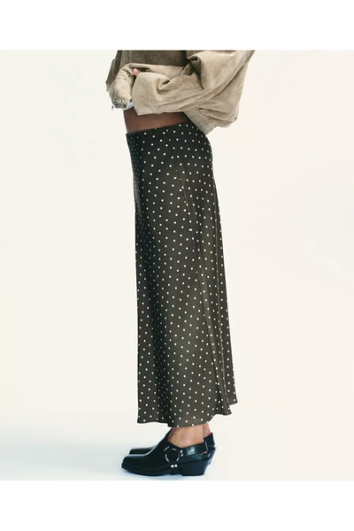 DİMA Fusta cu model cu buline cu detaliu ascuns în talie