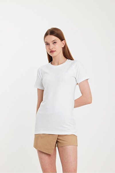 HA Marine Women's Basic T-Shirt White