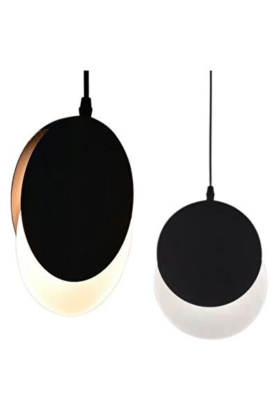 Other LED Chandelier Ceiling Lamp Pendant Living Room Bedroom Black Loft Room Ring