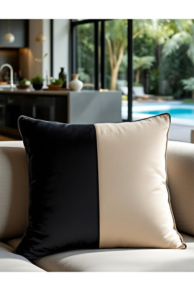 FARCY Pernă decorativă cu aspect pătrat, umplută, pernă cadou, pernă de aruncat