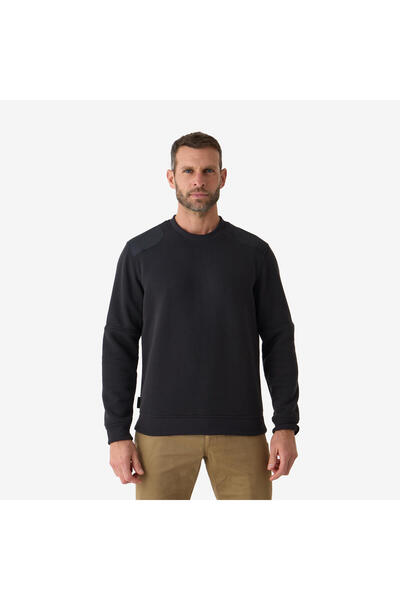 Decathlon Solognac Men's Knit Sweater - Black - Hunting and Nature Observation - 500