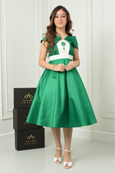 arushi Luxurious Girls' Dress for National Day