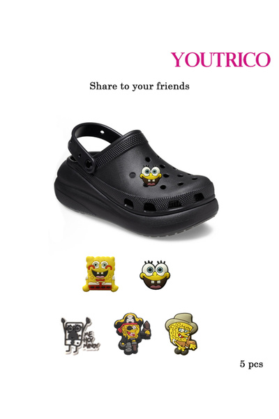 Youtrico Cartoon Character Shoe Buckle - Cute Slipper Ornament