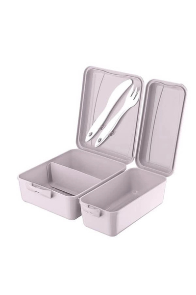 ÇERÇİCİ 3 Compartment Food Container with Cutlery - Diet Container