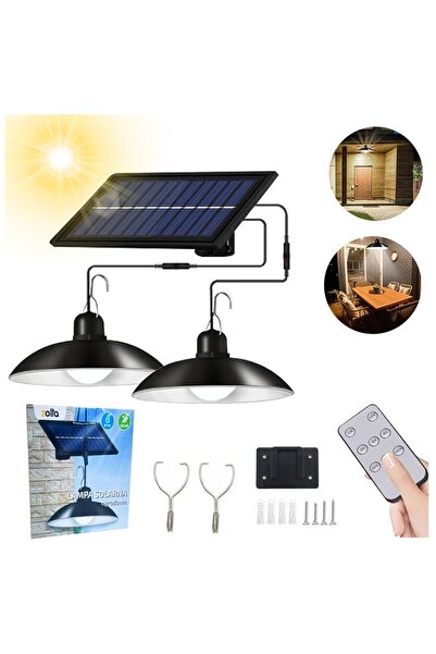 Other Lampă de tavan solară LED pentru grădină cu senzor de amurg până în zor...