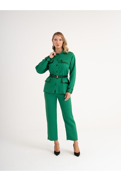 SERPİL Şık Desenli Kadın Pantolon 37180