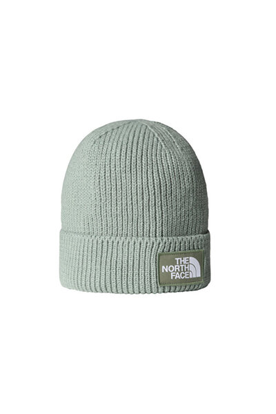 THE NORTH FACE Tnf Logo Box Cuffed Beanie Hat Nf0A8Ched5M1 Green