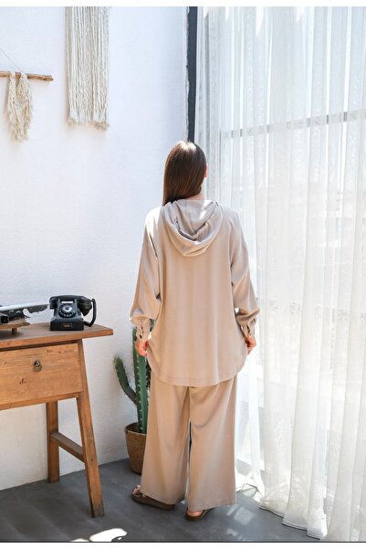 BURKAY Comfortable Fabric Full Zipper Comfortable and Stylish Two-Piece Suit