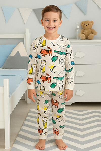 elmas kids Boy's 100% cotton pajama set