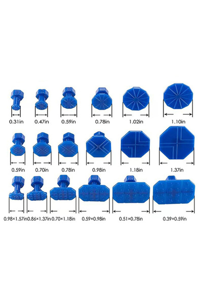 Choice1 18Pcs tabs Car Dent Repair T-bar Puller Removal Tools Universal Car P...