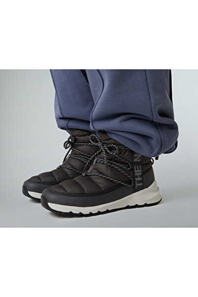 THE NORTH FACE W Thermoball Lace up Wp Women's Snow Boots Nf0A5Lwdcih1 Gray