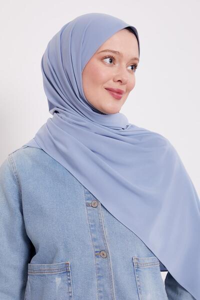 Levidor Blue Plain Sandy Shawl