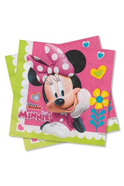 SHOPIENS Set 16 servetele de masa pentru petrecerea copiilor Minnie