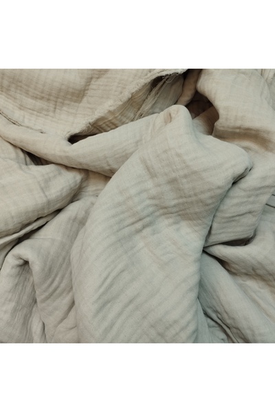 SARE NEHİR 4 katlı müslin kumaş