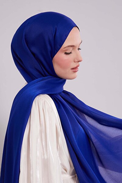 Levidor Parliament Blue Plain Premium Evening Dress Shawl