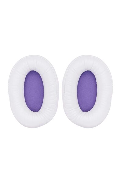 PadForce Set of 2 sponges for HyperX Cloud Alpha Gaming, Over-Ear - White, Leather