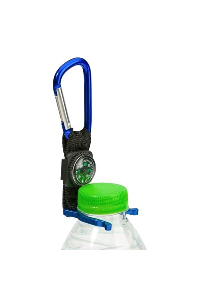 SHOPIENS Keychain with Compass and Bottle Attachment, 13x3.5 cm, Plastic