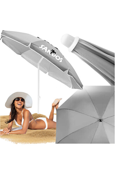 Other Umbrelă de plajă cu filtru UV - gri