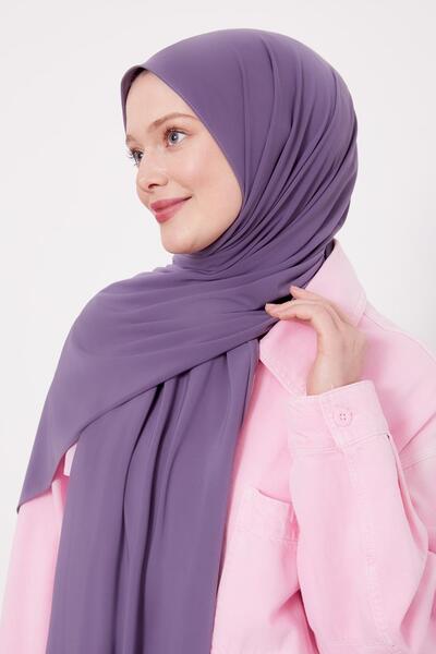 Levidor Purple Plain Sandy Shawl