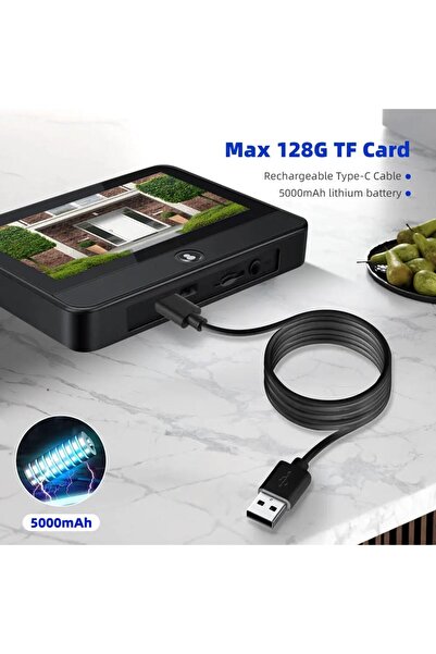 OEM Wi-Fi Electronic Viewfinder, PD13, 4.3 Inch LCD Monitor, Full HD, 120° Wide Angle, Tuya App