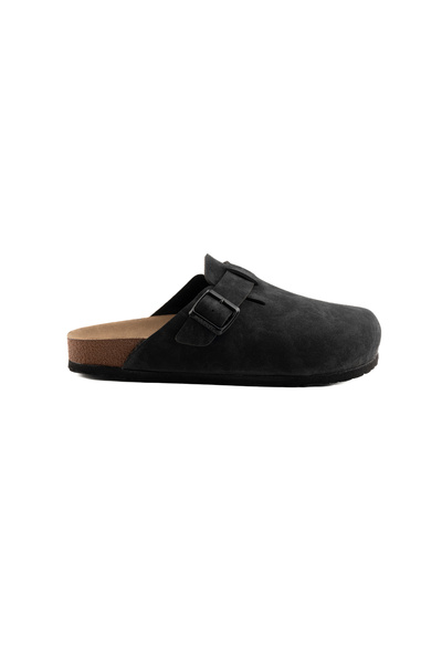 Shoebuo Women's Orthopedic Soft Sole Slippers Closed Front Stainless Buckle Non-Slip Sabo Home Outdoor Slippers